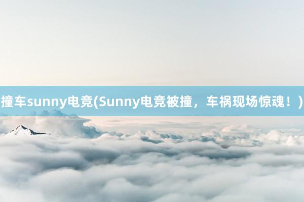 撞车sunny电竞(Sunny电竞被撞，车祸现场惊魂！)