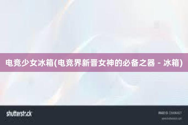 电竞少女冰箱(电竞界新晋女神的必备之器 - 冰箱)