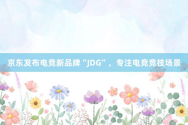 京东发布电竞新品牌“JDG”，专注电竞竞技场景