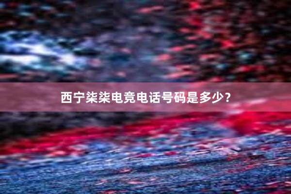 西宁柒柒电竞电话号码是多少？